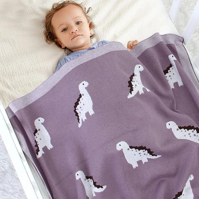 

2020 новая одежда для маленьких детей одежда для сна с рисунком для маленьких мальчиков и девочек с принтом динозавра вязаное одеяло осень-зи...