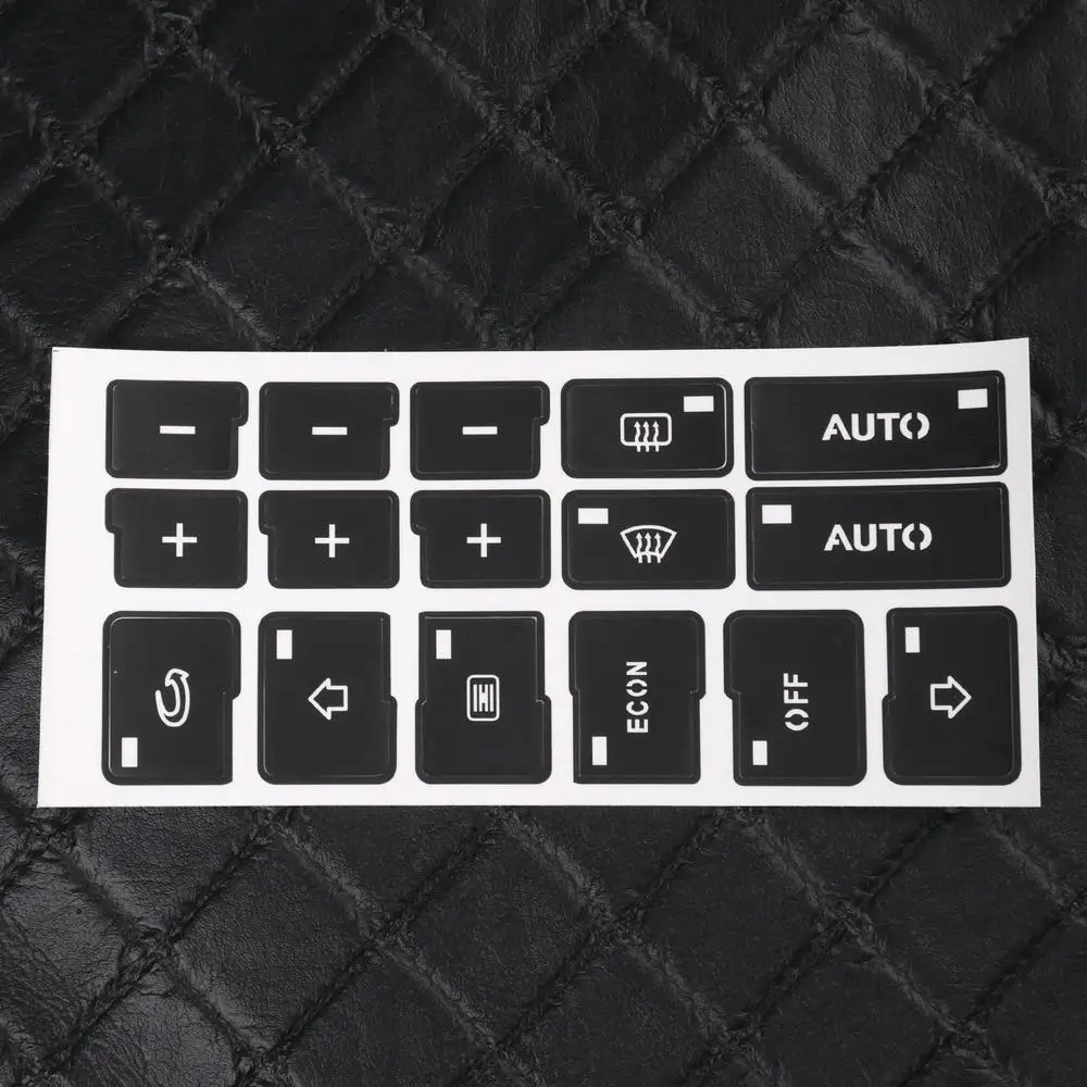 1pc With 16 Keys Car Air Condition Ac Climate Control Button Repair Stickers Decals For Audi A4 B6 B7 2000-2004 Auto Sticker | Автомобили