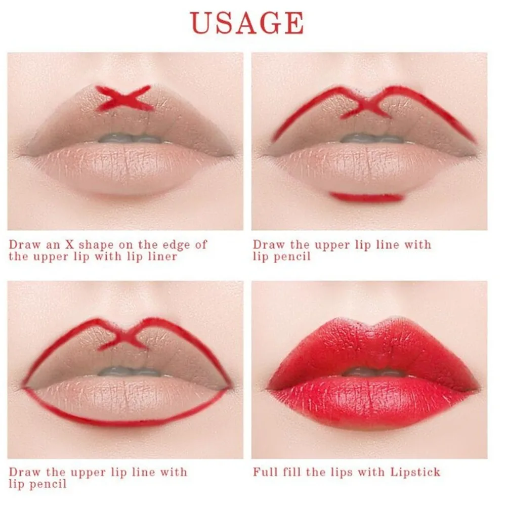 Матовая губная помада-карандаш 2 в 1 водостойкая стойкая помада для макияжа губ