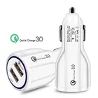 Быстрая зарядка автомобильное зарядное устройство для мобильного телефона с двумя Usb для Toyota Corolla RAV4 Camry Prado Avensis Yaris Hilux Prius Land Cruiser