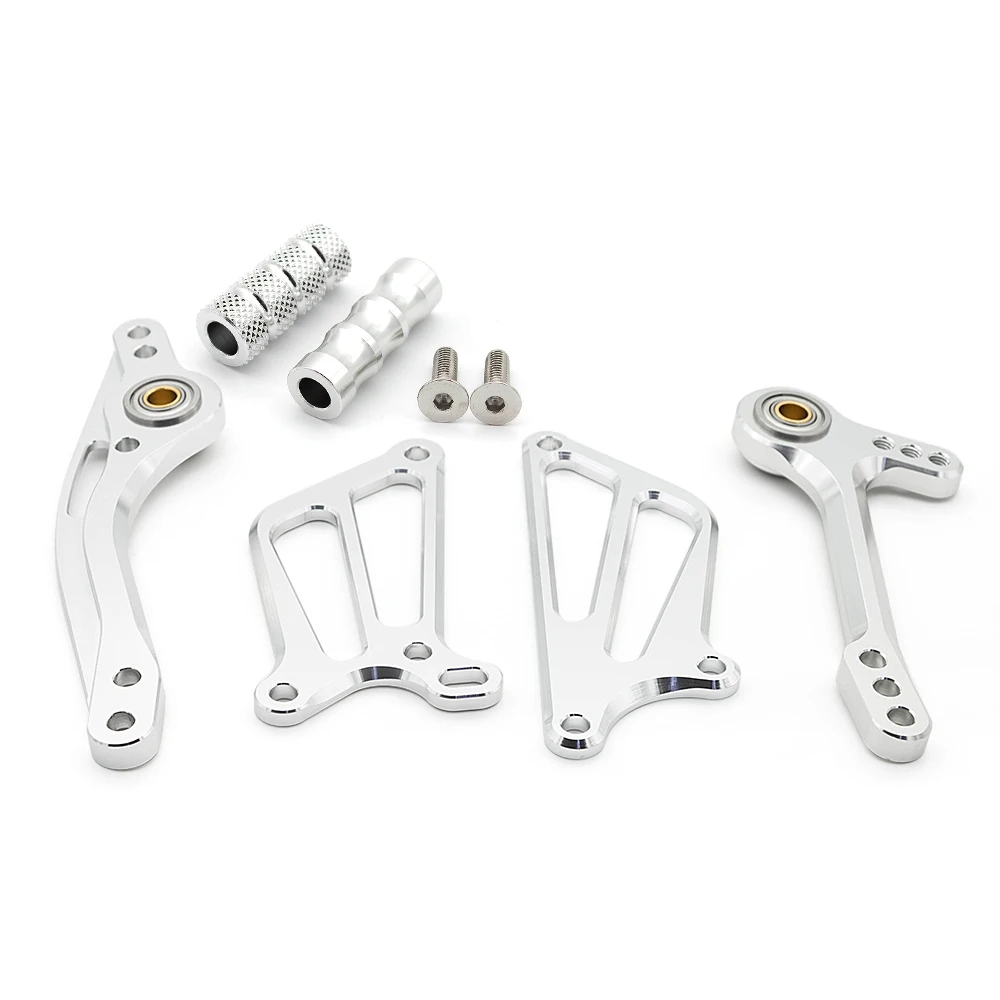 for honda cbr900rr 893cc sc28 1992 1999 cnc aluminum alloy motorcycle rearset footrest footpeg pedal rear set accessories part free global shipping
