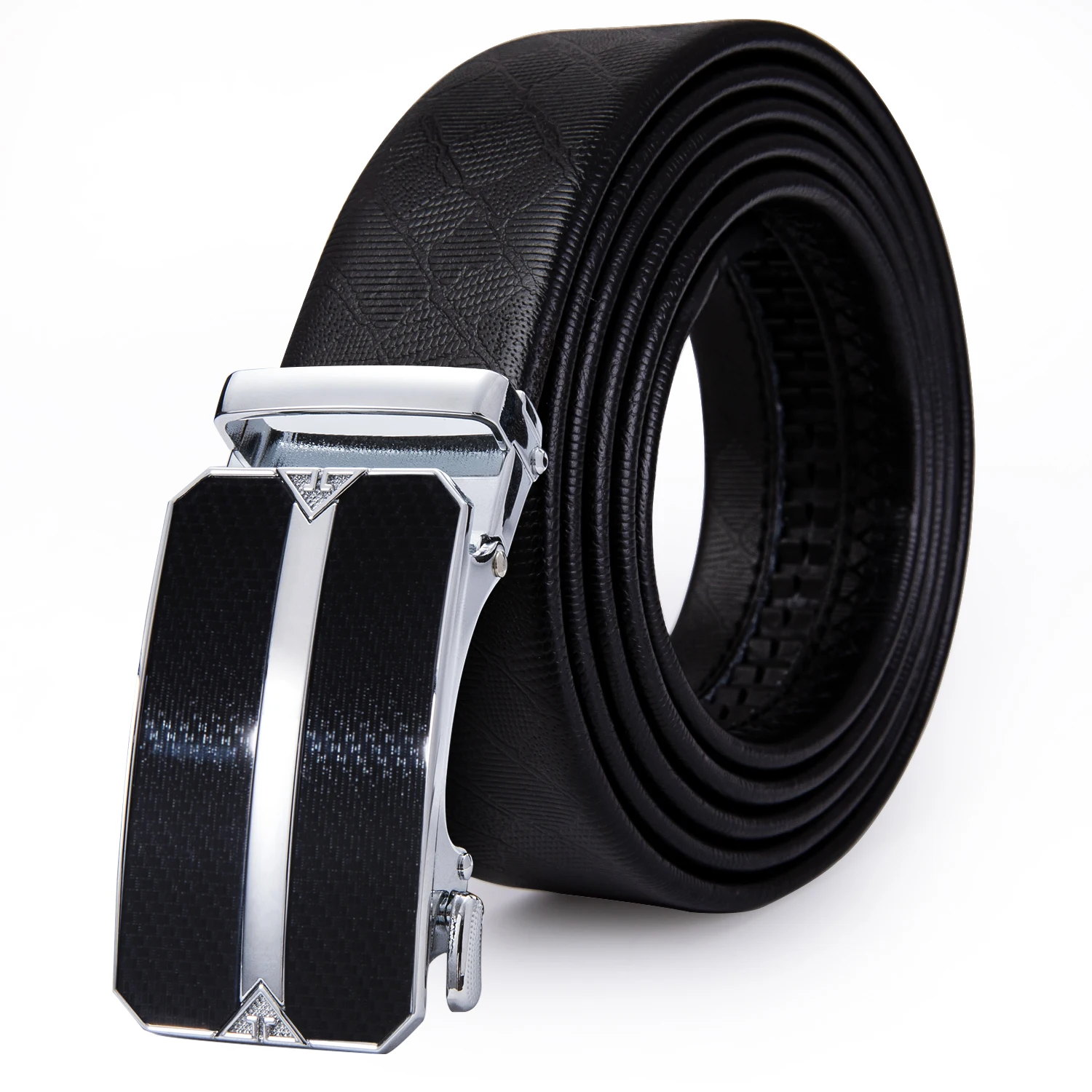 Мужской ремень с автоматической храповой пряжкой ремни из натуральной коровьей