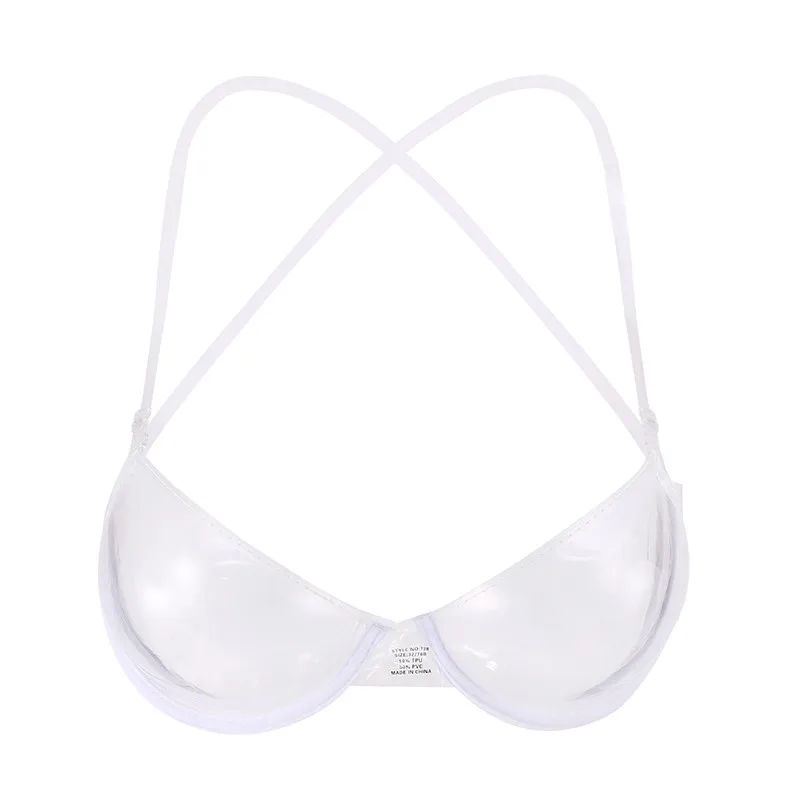 Изысканный невидимый бюстгальтер на косточках с прозрачными лямками