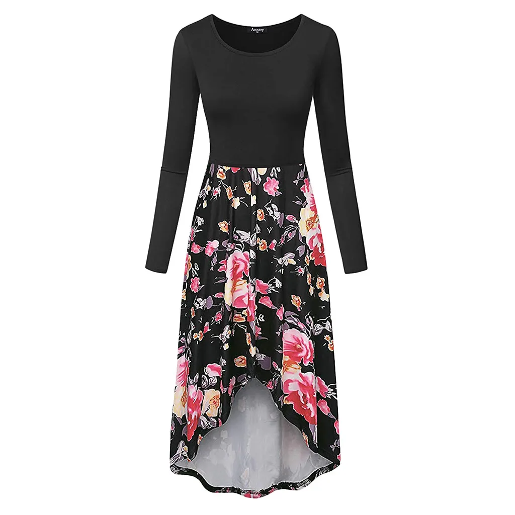 Платья для беременных с цветочным принтом кормления платье Одежда зимнее 19