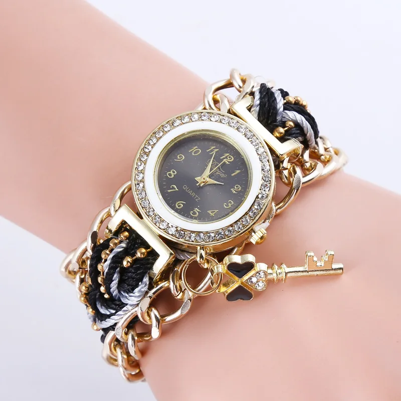

New Watch Fashion Women's Fashion Bracelet Watch Luxury Rhinestone Quartz Watch