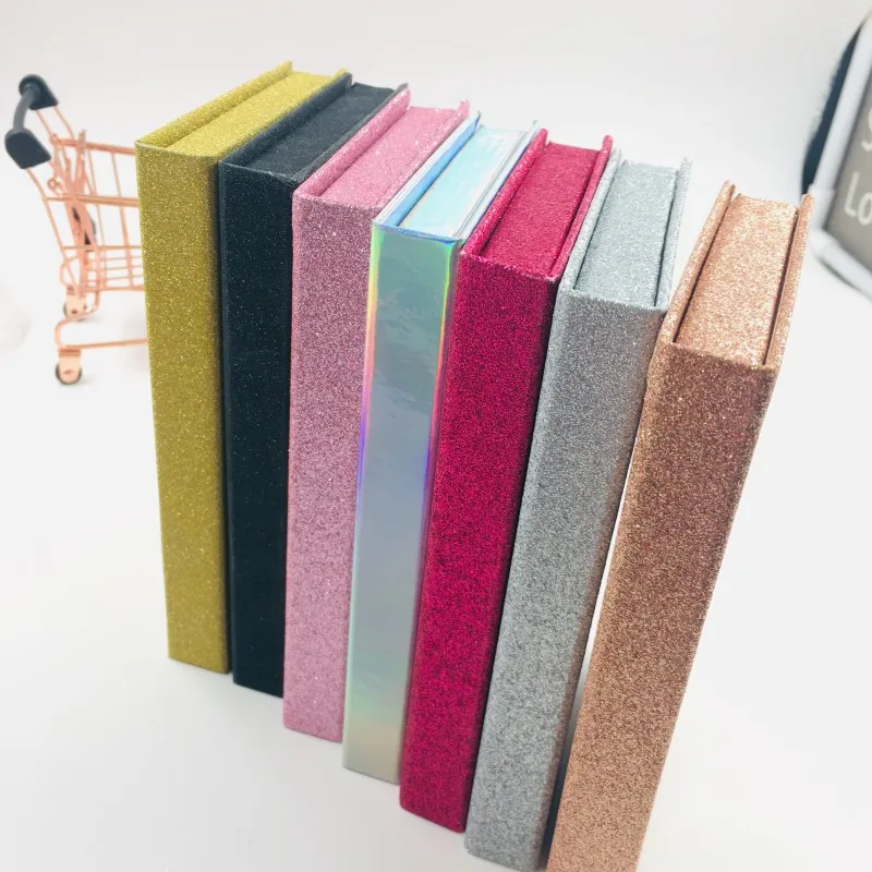 5 пар ресниц книга с белым лотком 6 шт./лот многоцветная коробка для упаковки ресниц