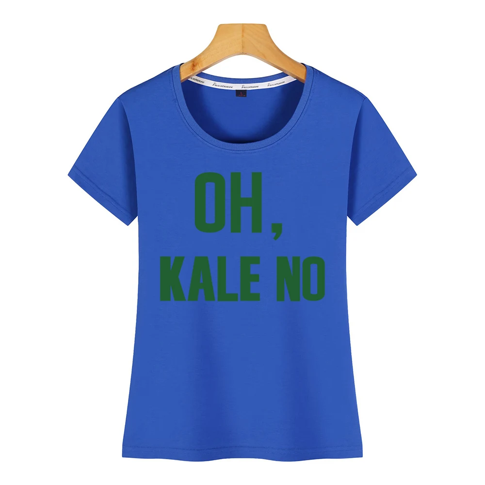 Женская футболка с надписью oh kale no Kawaii короткая женская футболка|Футболки| |