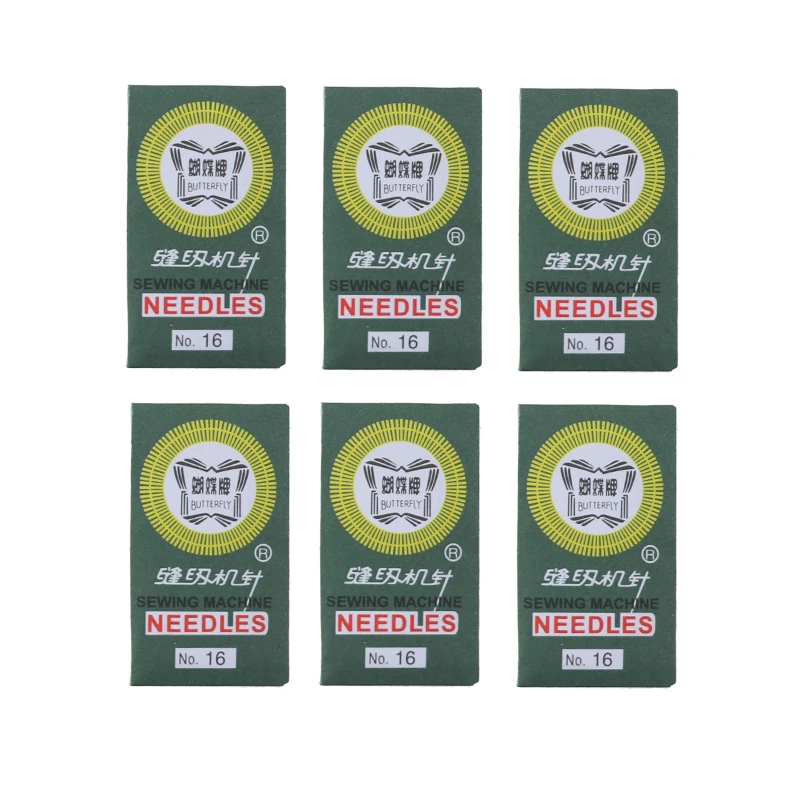Иглы для бытовых швейных машин 6 шт. размер 9/65 11/75 12/80 14/90 16/100 18/110 игла шитья | Дом и