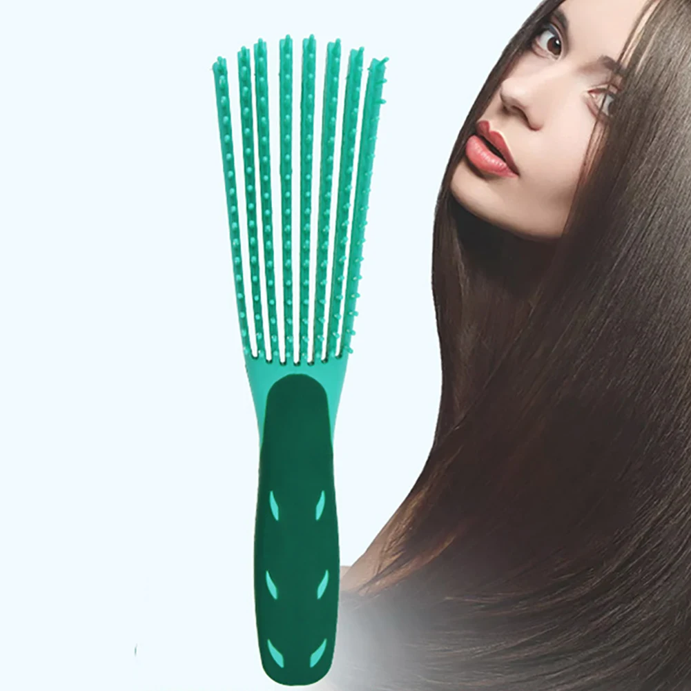 Женская портативная расческа для ухода за волосами практичный нескользящий