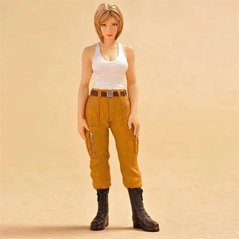 Неокрашенные японские наемники GK женщина пилот фигурка из смолы масштаб 1/20 набор