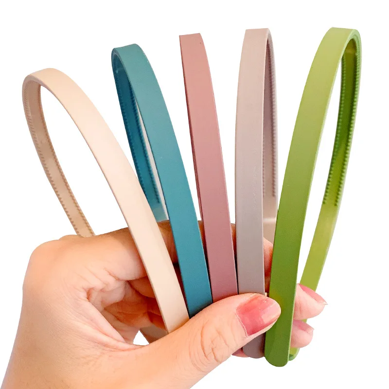 

2020 New 5PCS/Set New Women Girls Cute Candy Colors Basic Hairbands Hair Hoop Fashion Hair Accessories