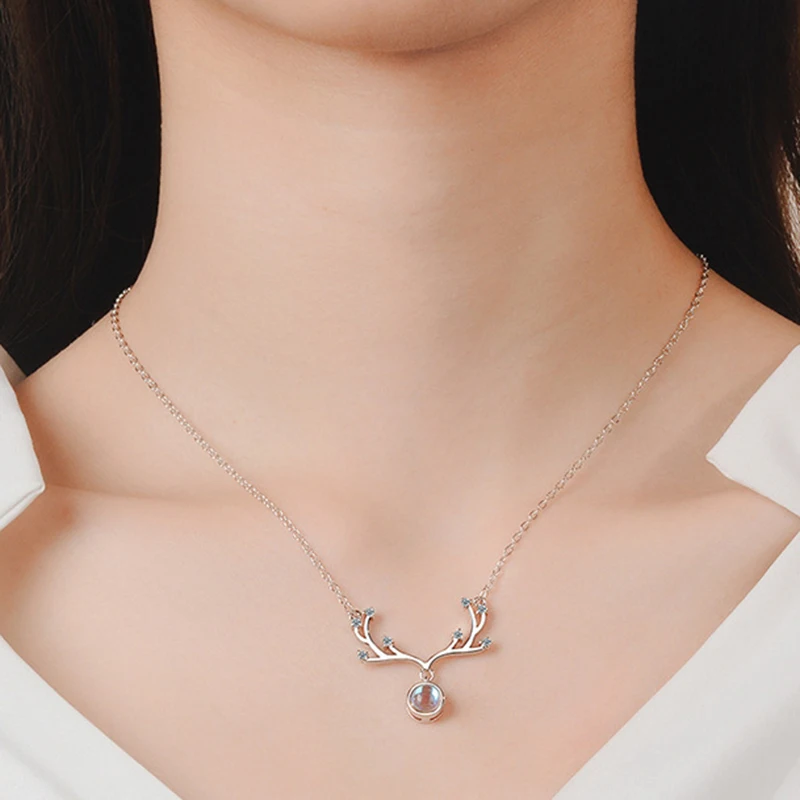 MEETSOFT посеребренное ожерелье с подвеской Минималистичная цепочка до ключиц