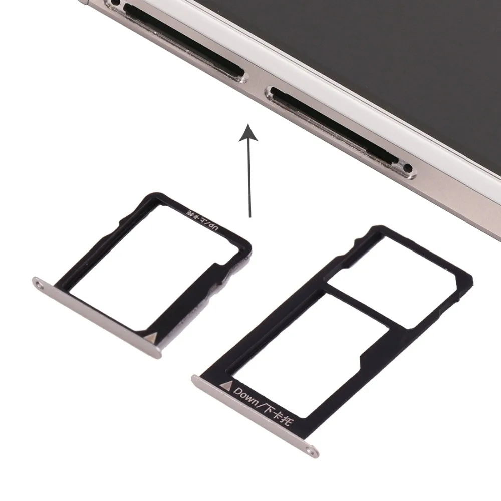 Запасная часть sim карты для Huawei Honor 5X/GR5 Micro SIM лоток + нано и микро карт SD слот