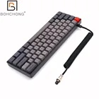 L-образный мини микро-USB-кабель для механической клавиатуры с накатанной спиралью типа C с одним рукавом и цветным авиатором GX12 GX16