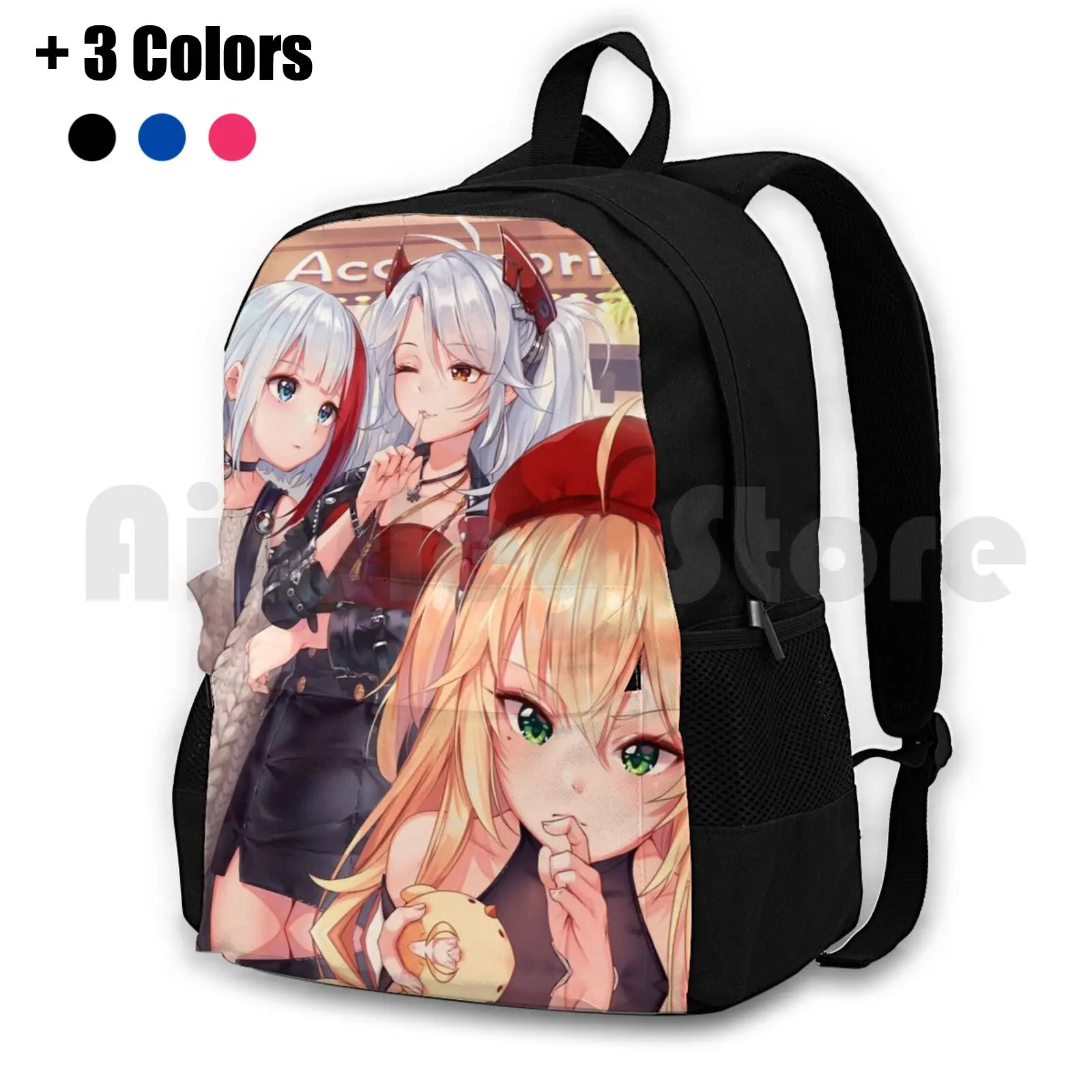

Shopping Gifts Outdoor Hiking Backpack Riding Climbing Sports Bag Anime Girls Pretty Kawaii Sweater Admiral Graf Spee Admiral