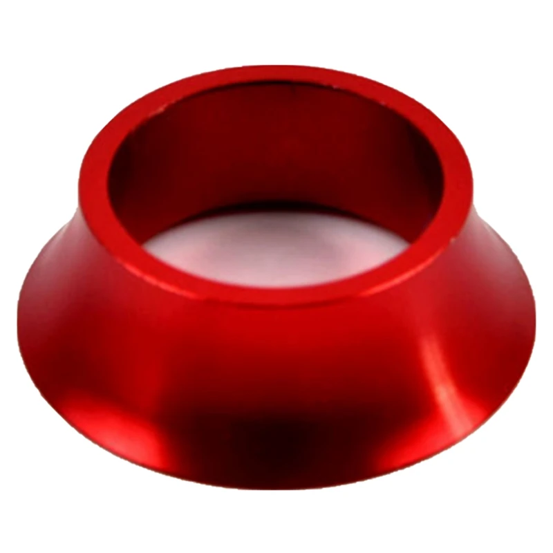 

Hot-SPOMANN CNC Road Mountain Bike Washer Front Fork Wrist Group Washer Aluminum Alloy Washer Tapered Bell Mouth 15MM