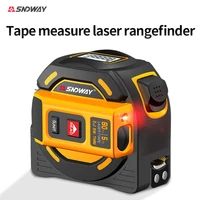 sndway laser rangefinder 40m 60m laser tape measure digital retractable 5m laser rangefinder ruler measuring tool tm40