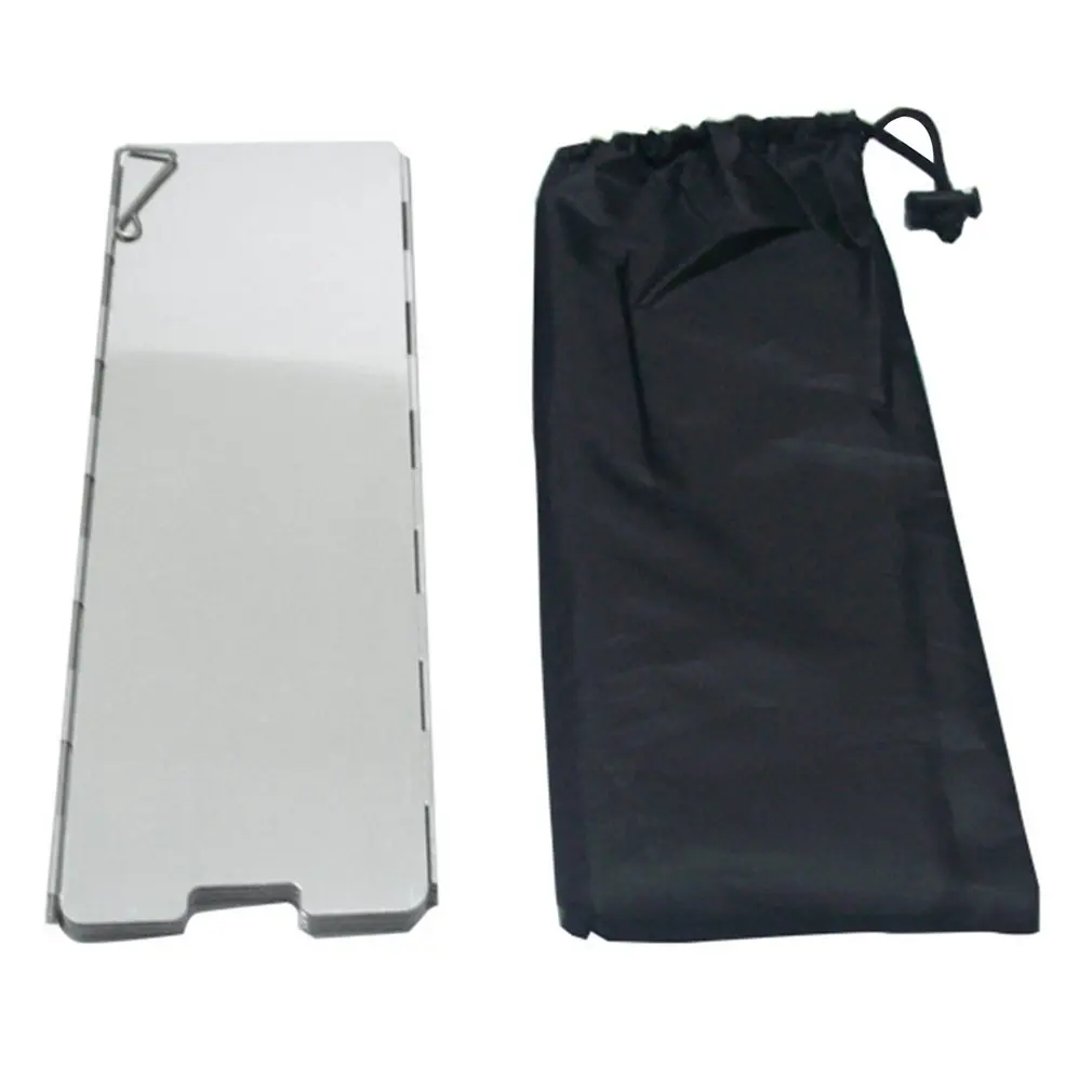 Увеличенный портативный складываемый алюминиевый сплав ветровое стекло для