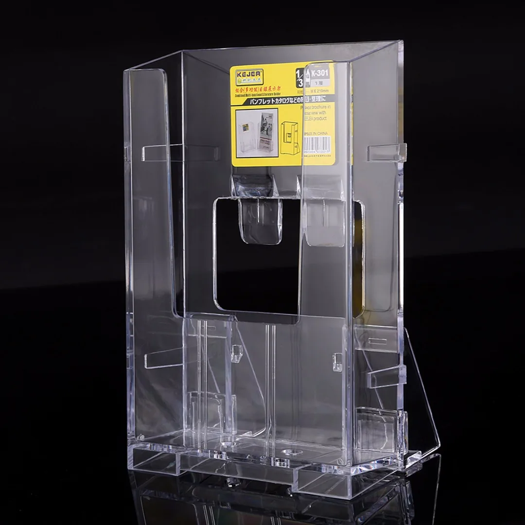 Офисный домашний дисплей прозрачный Акриловый Бизнес держатель для карты