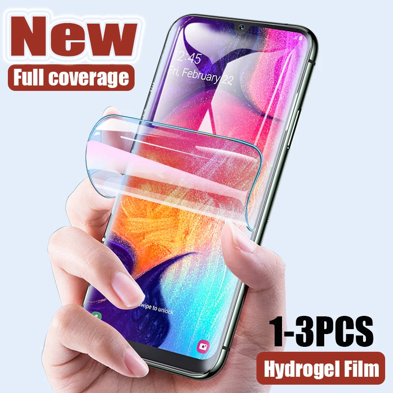 Защитная пленка Гидрогелевая для Samsung Galaxy A50/A30/A20/A70/A40/M10/A80/A90
