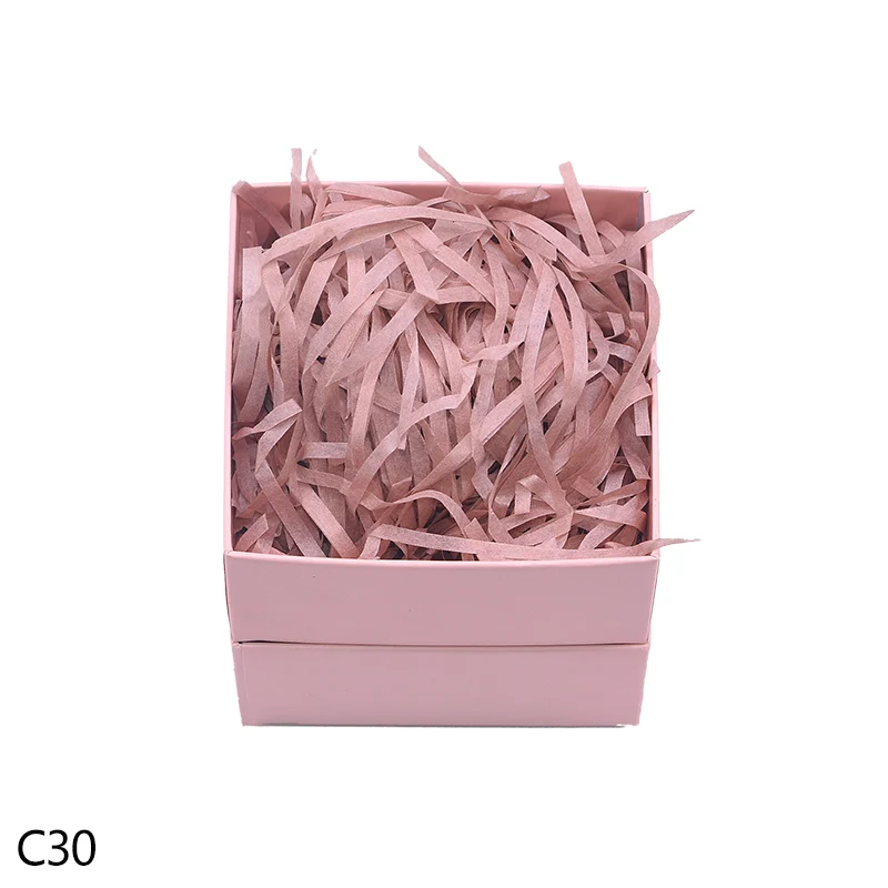 C30 10/20/50 г DIY бумажная рафия измельченные морщинка Бумага конфетти подарки/коробка наполнение Материал наряд в качестве подарка на день рождения Свадебная вечеринка украшения свадебные принадлежности - Цвет: C30