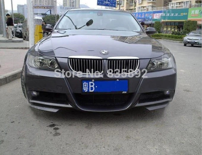 

Real Carbon fiber front bumper lip front chin aprons car front bumper splitters for BMW 3 series E90 M-tech