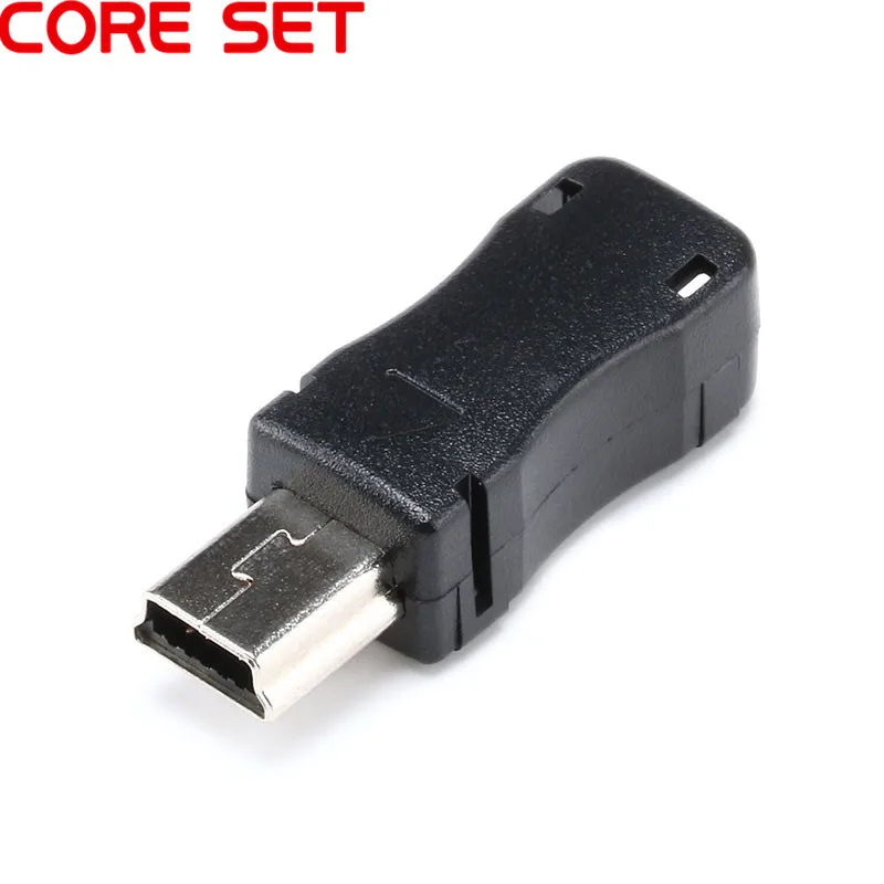 10 шт. мини usb разъем 5 контактный Т порт штепсельная вилка с пластиковой крышкой