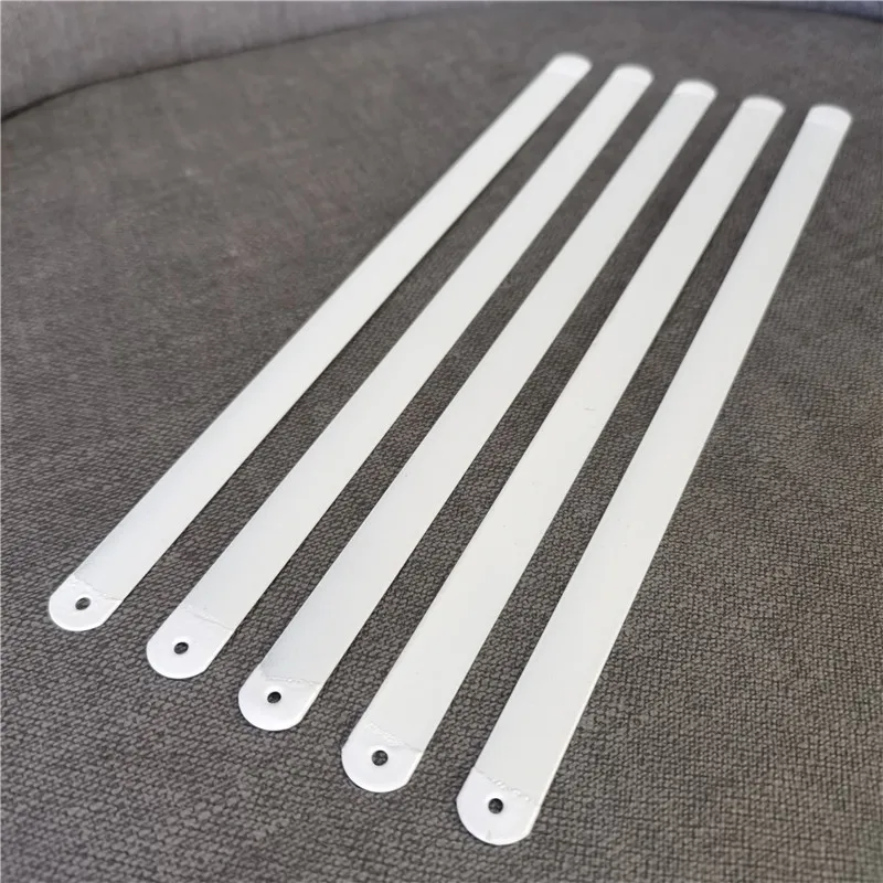 5PCS/lot 25/30cm Flat Steel Boning with Nylon Coated for Corset 1.2cm White Metal Boning