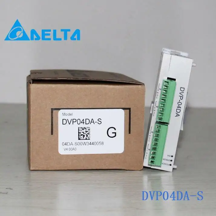 Модуль расширения Delta PLC DVP04DA-S DVP04DAS в коробке бесплатная доставка | Безопасность и