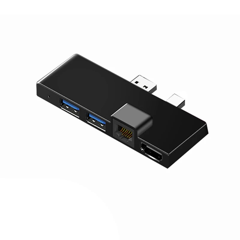 

USB-C Hub for Surface Pro 3/4/5 6 Type-C to 4K HDMI-Compatible/ Gigabit Ethernet /USB3.1/SD TF Hub Splitter