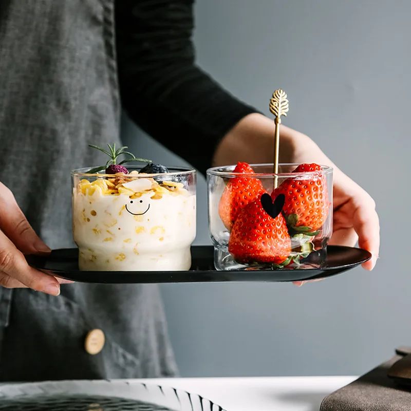 

300ml Wall Glass Cup Milk Coffee Heart Cups Heat Resistant Healthy Drink Mug Tea Mugs Transparent Drinkware