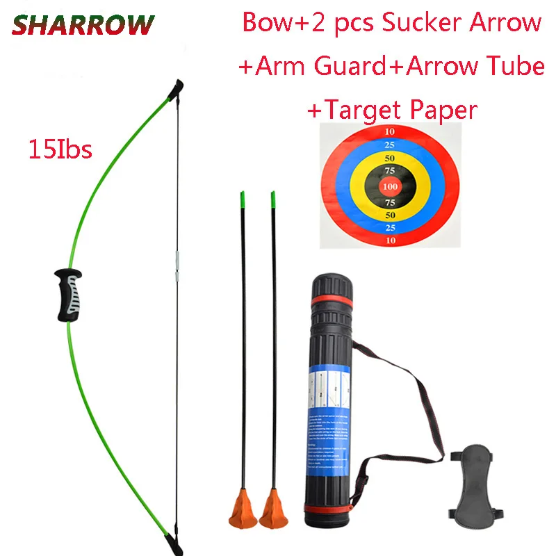 1 комплект для стрельбы из лука Детский с бантиком и стрелами стрелы на открытом