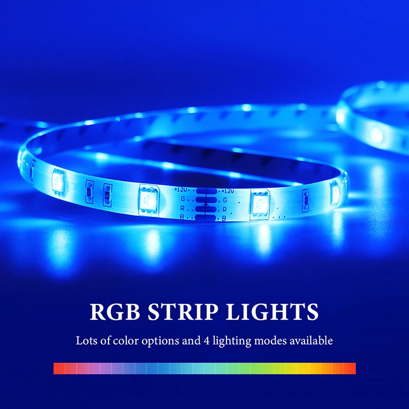 SMD5050 2835 DC12V Светодиодная лента гибкая RGB полоса Водонепроницаемая светодиодная 5 м