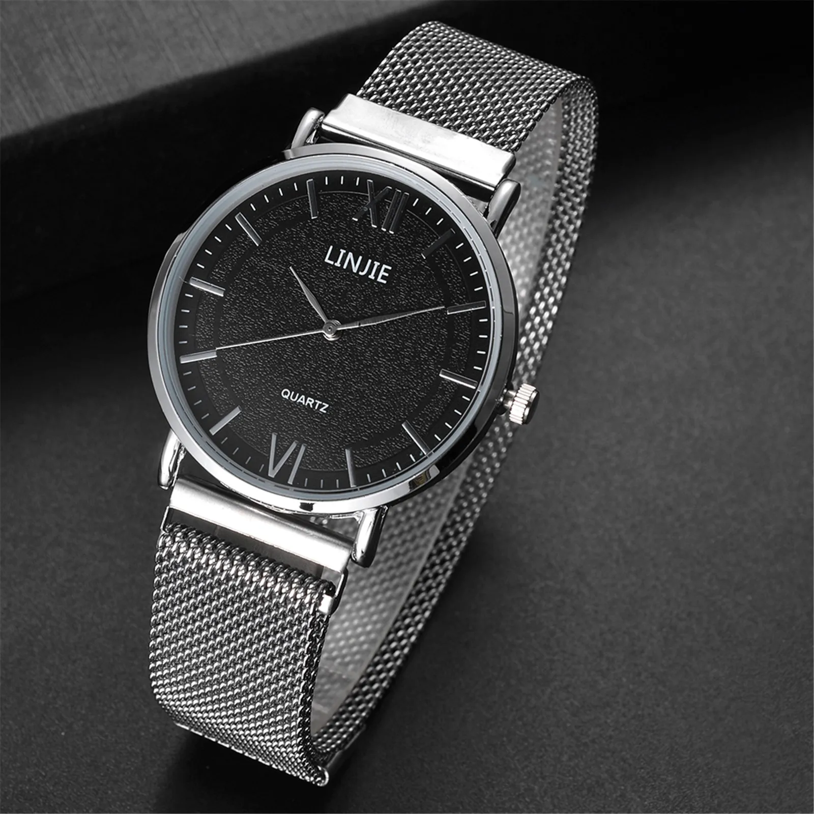 

Minimalist Men Quartz Watches Fashion Ultra Thin Simple Men Watch Business Stainless Steel Case Quartz Watch Relogio Masculino