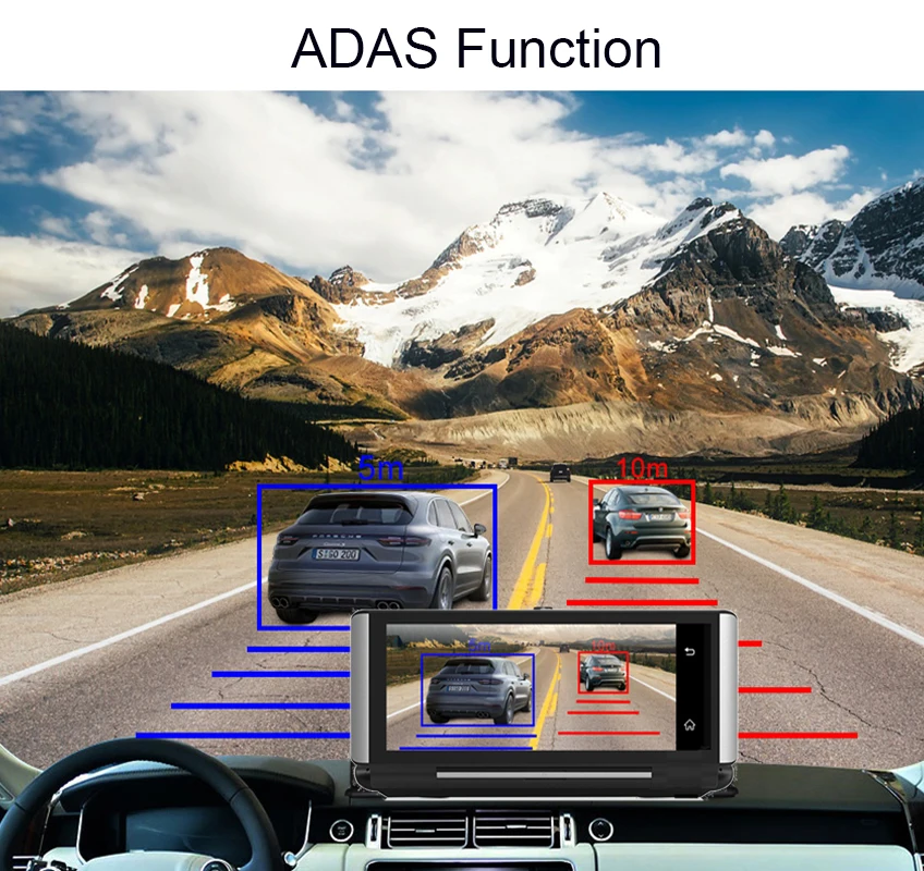 Anfilite 4G ADAS dashcam зеркало заднего вида DVR 1080P Dash камера Android gps навигация ночное видение двойной объектив Автомобильный видеорегистратор