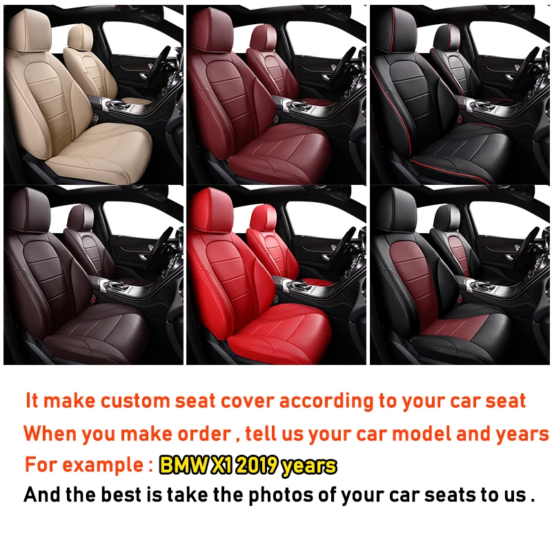 

KADULEE custom Leather car seat cover for Mercedes Benz A B C Class CLA CLK CLS ML GLA GLK GLE S E G accessories car styling