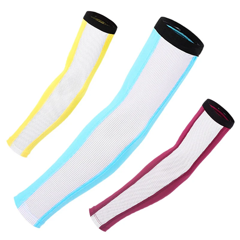 

Plus Size Cycling Sleeve Outdoor Sports Arm Sleeve Sun Protection UV Arm Cover Breathable Running Fishing Arm Warmers Cuff