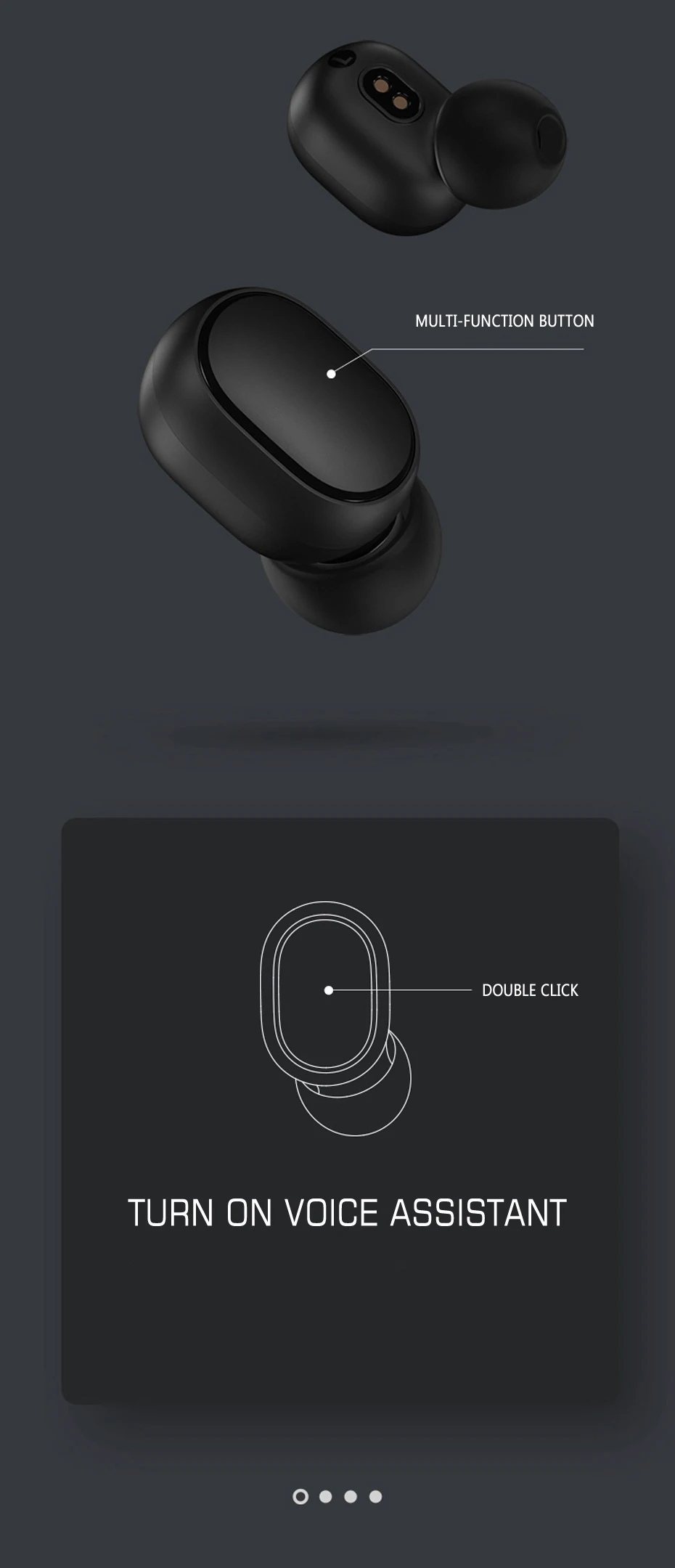 Xiaomi Redmi Airdots, оригинальные беспроводные наушники Xiaomi, TWS, глобальная версия, голосовые Bluetooth 5,0, шумоподавление с микрофоном