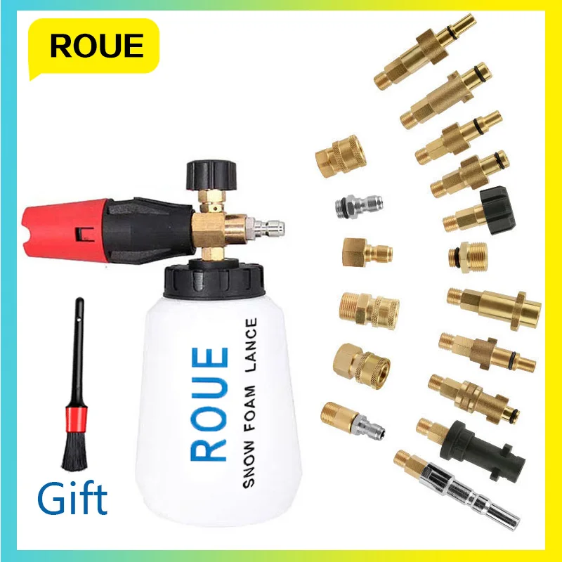 

For Karcher Bosch Interskol ElitechNilfisk Huter Stihl High Pressure Cleaner Snow Foam Sprayer Nozzle Foam Generator For Washing