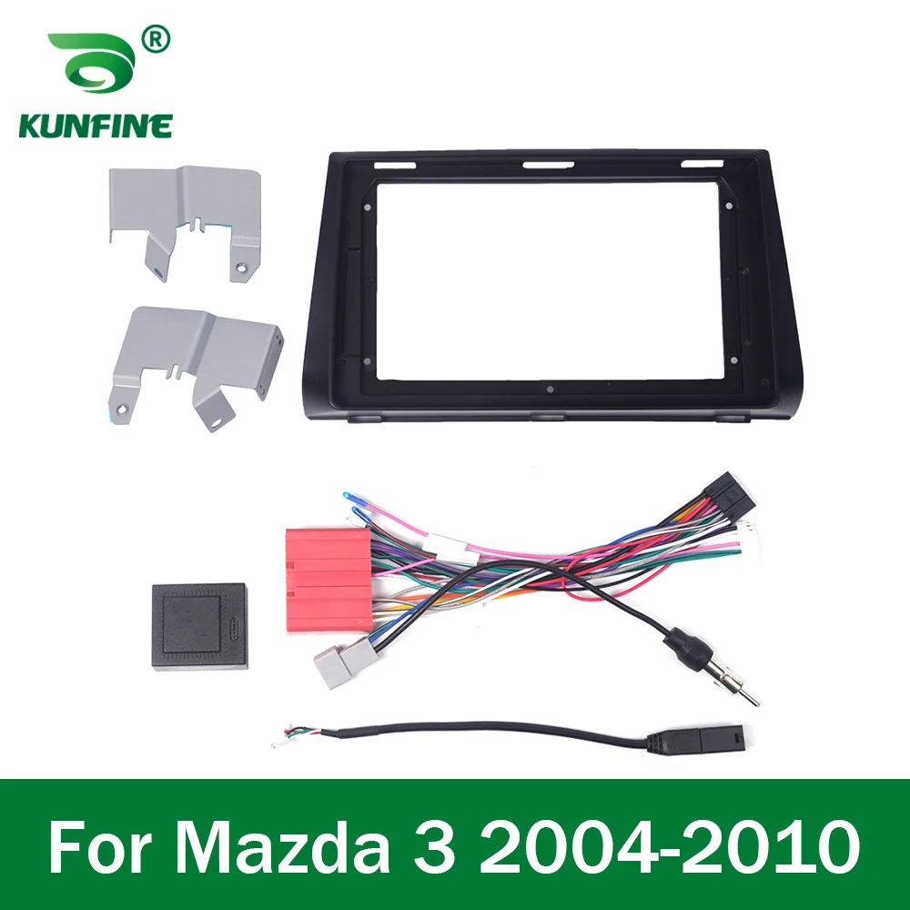 Car GPS Navigation Stereo For Mazda 3 2004 - 2010 Radio Fascias Panel Frame Fit 2Din 9 inch In Dash headunit screen