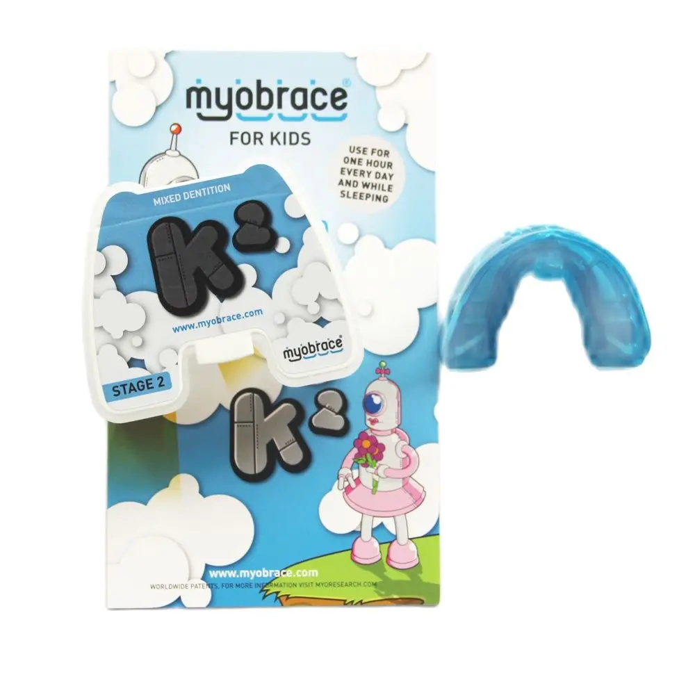 Скидка на прибор для тренировки зубов K2 синий/Тренировочный аппарат Myobrace