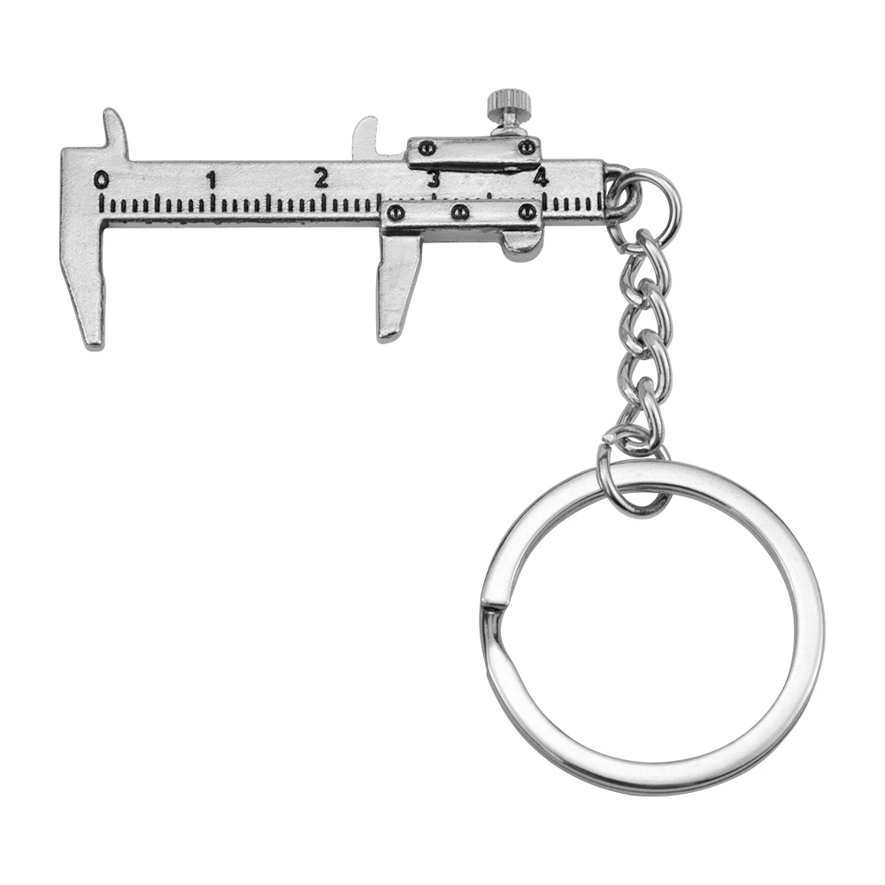 

Vernier Caliper Car Keychain for Car Styling Automobile Accessories Car Key Chain Motorcycle Turbo Keychain Decor Key Ring