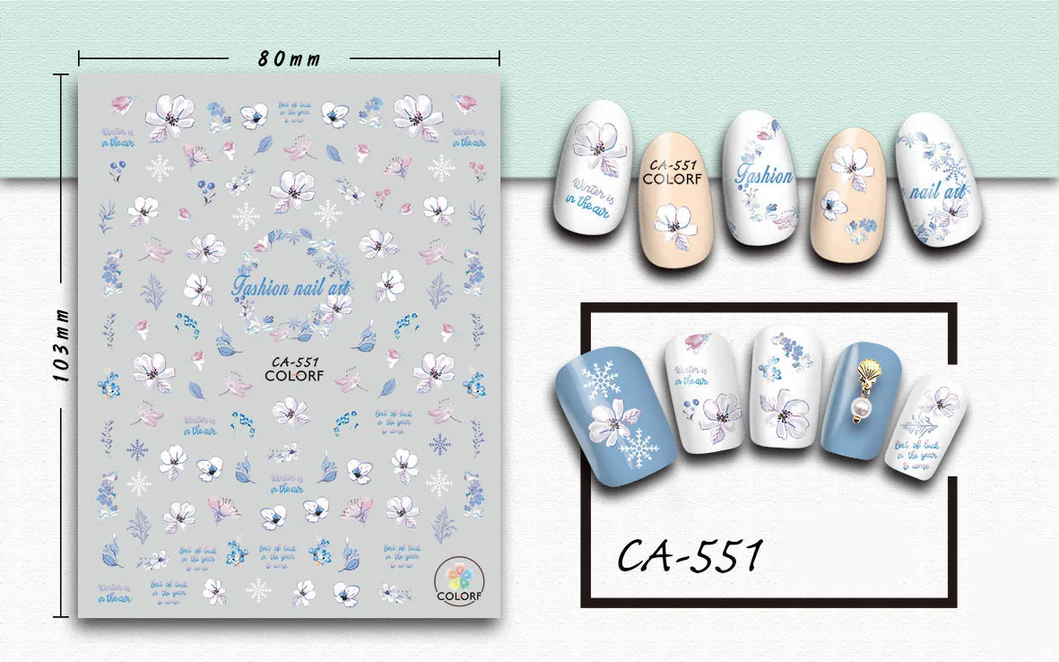 

3D наклейки для ногтей девушки маникюрные декоративные переводные наклейки для ногтей светлые цветные красивые цветы наклейки для ногтей А...