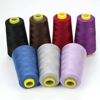 17 colors 3000 yards overlocking sewing machine industrial polyester thread metre cones