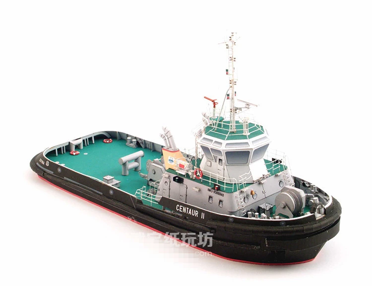 1:100 Scale Centaur II Poland Tug Ship набор для рукоделия бумажная модель 30 см игрушки ручной работы пазлы|Картонные