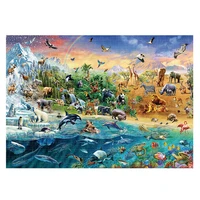 the world of animals series jigsaw puzzles 1000 pieces educational toys for children 3d puzzle gift interactive games