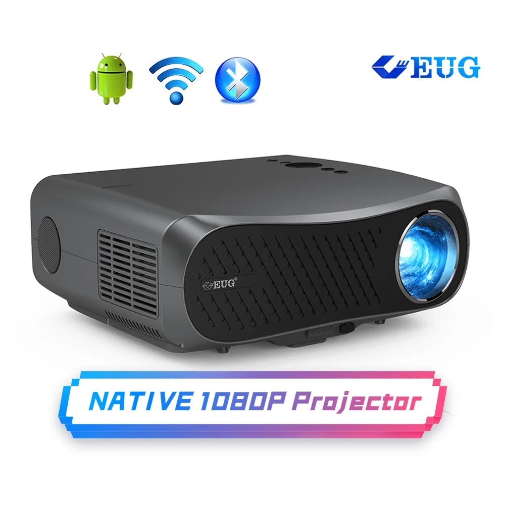 Домашний проектор 7200 люменов беспроводной Airplay Beamer Видео Led 900DAB Бесплатная