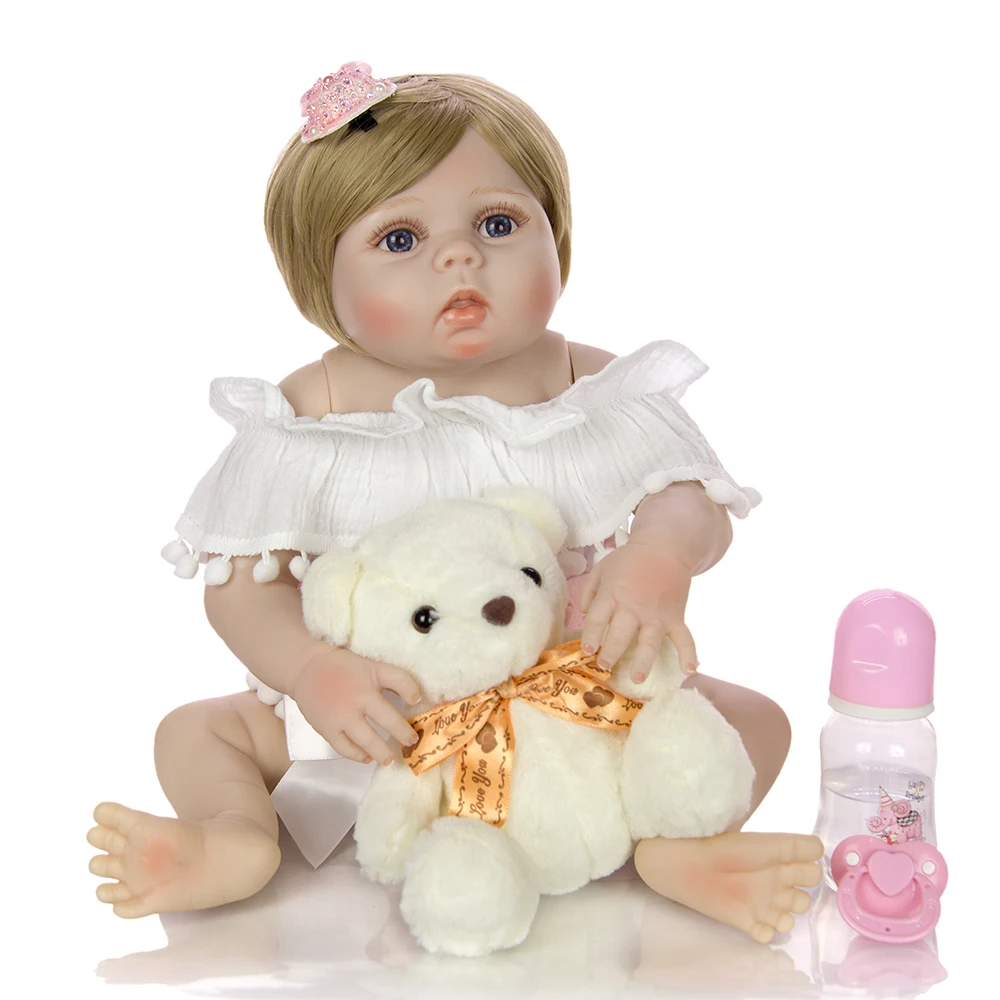 

Силиконовая кукла reborn 23 "bebe reborn для маленьких девочек, живой ребенок, подарок для детей, водонепроницаемые игрушки playmate
