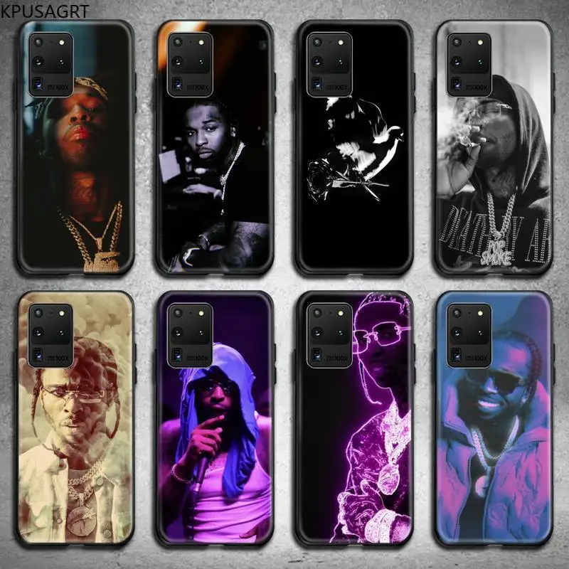 

Pop Smoke famous rapper Phone Case For Samsung Galaxy S21 Plus Ultra S20 FE M11 S8 S9 plus S10 5G lite 2020