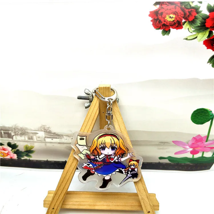 Милая акриловая фигурка Аниме TouHou Project Hakurei Reimu брелок украшение Коллекционная